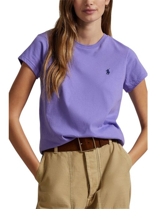 t-shirt donna lilla girocollo Ralph Lauren | 211898698030